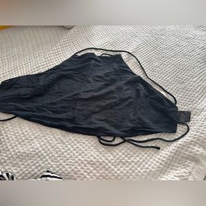 H&M Black Halter Crop Top